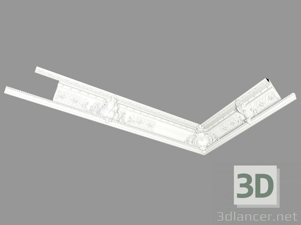 modèle 3D Eaves en forme (KF105u, KF105ts, KF105a, KF105k) - preview