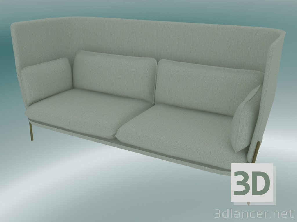 3 डी मॉडल सोफा सोफा (LN7, 90x232 H 115cm, कांस्य पैर, Sunniva 2 811) - पूर्वावलोकन