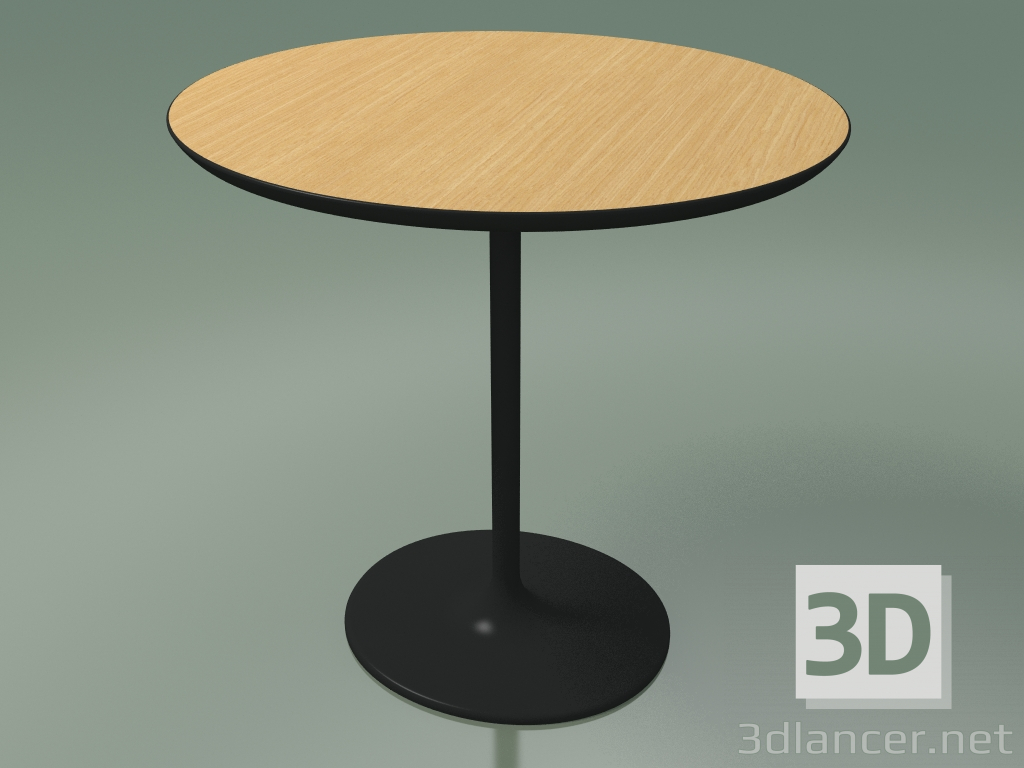 modello 3D Tavolino ovale 0680 (H 50 - 51х47 cm, rovere naturale, V44) - anteprima