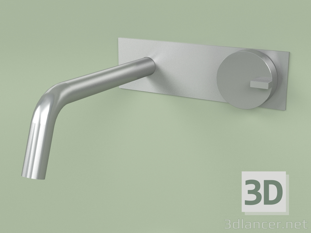 3d model Wall-mounted hydro-progressive mixer with spout (18 11 R, AS) - preview