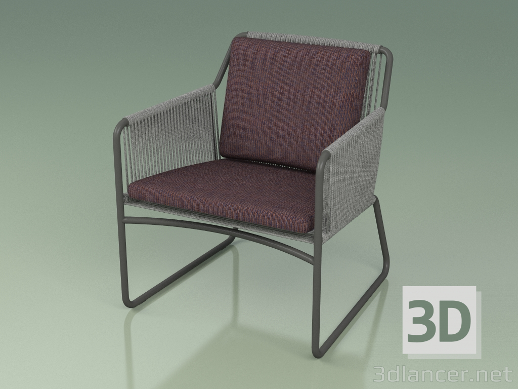 Modelo 3d Cadeira 368 (fumaça de metal) - preview