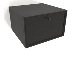 Mueble de pared TM 14 (400x400x250, madera negro)