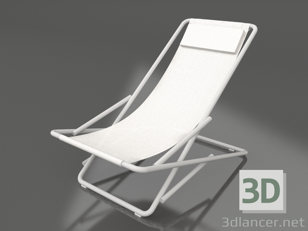 3D Modell Chaiselongue sexy (Grau) - Vorschau