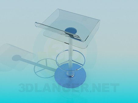 modelo 3D Taburete de bar - escuchar modelo 3D Taburete de bar - escuchar