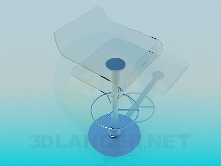modelo 3D Taburete de bar - escuchar modelo 3D Taburete de bar - escuchar
