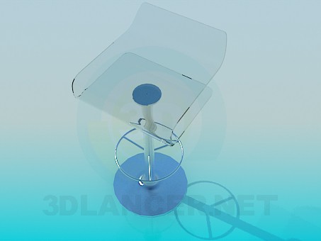 modelo 3D Taburete de bar - escuchar modelo 3D Taburete de bar - escuchar