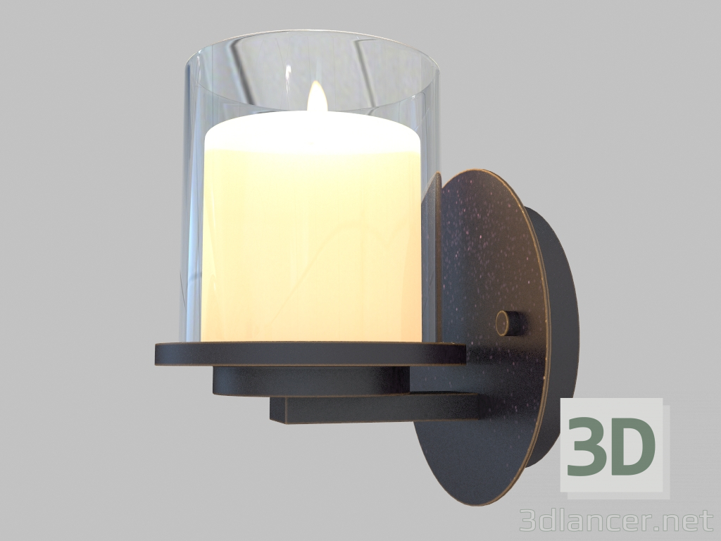 3D Modell Wandlampe (35001A) - Vorschau