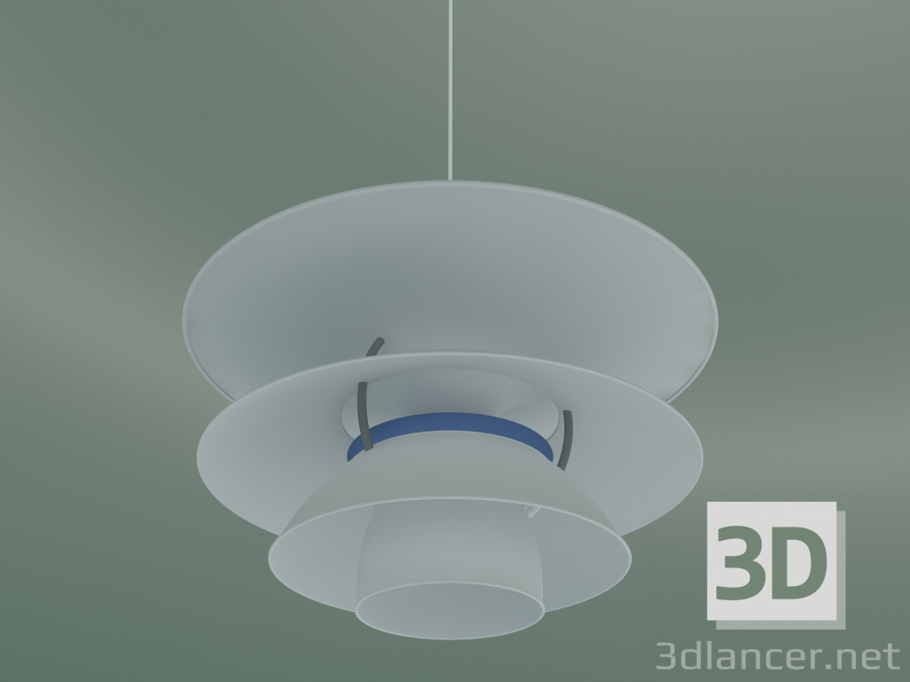 modello 3D Lampada a sospensione PH 6½-6 (LED-WB 27K90 INT DRV) - anteprima