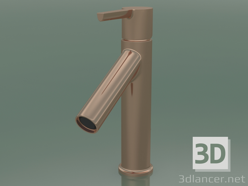 3D modeli Tek kollu lavabo bataryası 100, CoolStart (Parlak Kırmızı Altın, 10007300) - önizleme