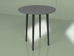 Petite table à manger Spoutnik 70 cm (gris foncé)