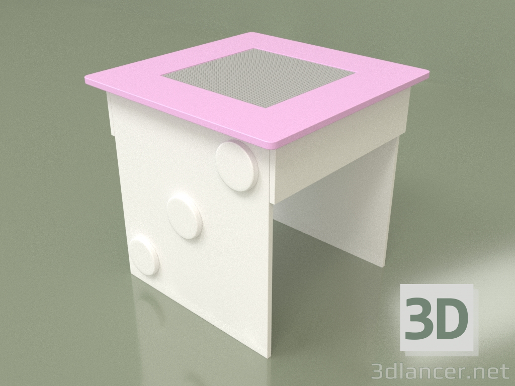 modello 3D Tavolo da gioco con parco giochi (Iris) - anteprima