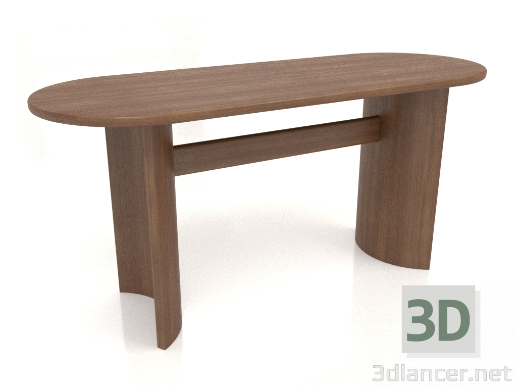 3D modeli Yemek masası DT 05 (1600x600x750, ahşap kahverengi ışık) - önizleme