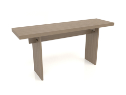 Table console KT 13 (1600x450x750, gris bois)