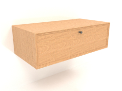 Mueble de pared TM 14 (800x400x250, madera chapada en caoba)
