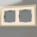3d model Frame for 2 posts Baguette (ivory brass) - preview