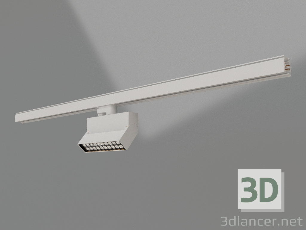 3D modeli Lamba LGD-LOFT-TRACK-4TR-S170-20W Beyaz6000 (WH, 24 derece) - önizleme