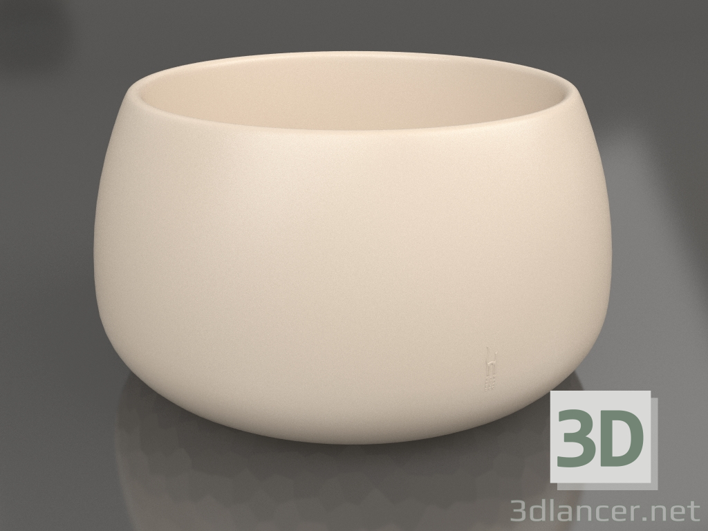 3D Modell Blumentopf 3 (Sand) - Vorschau