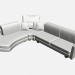 3 डी मॉडल सोफा 2 Metropol - पूर्वावलोकन