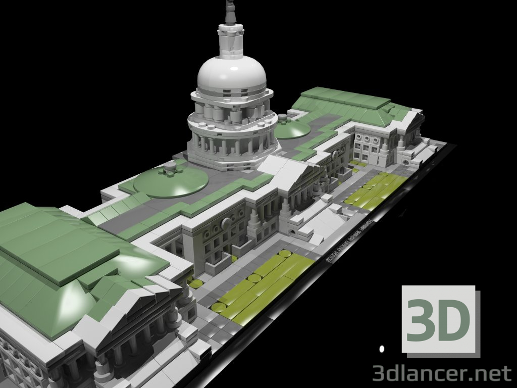 lego model of capitol building