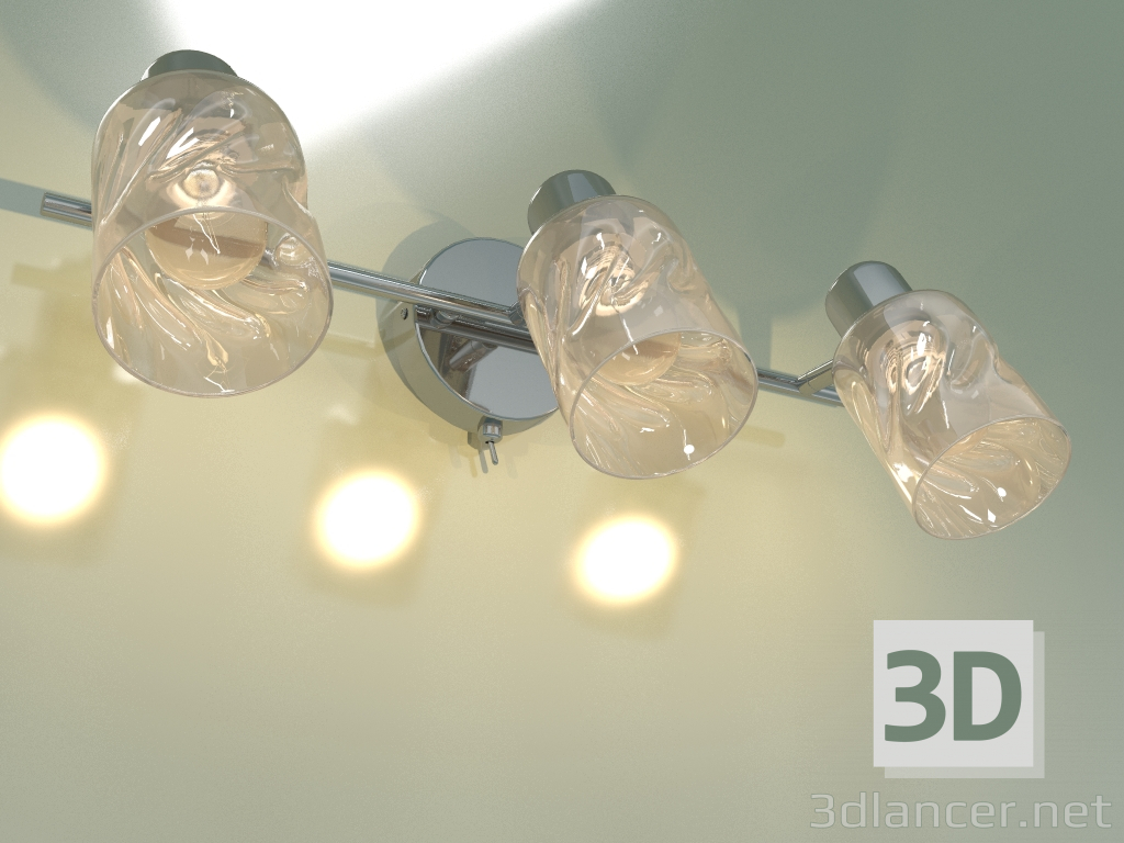 modèle 3D Spot Ansa 20120-3 (perle noire) - preview
