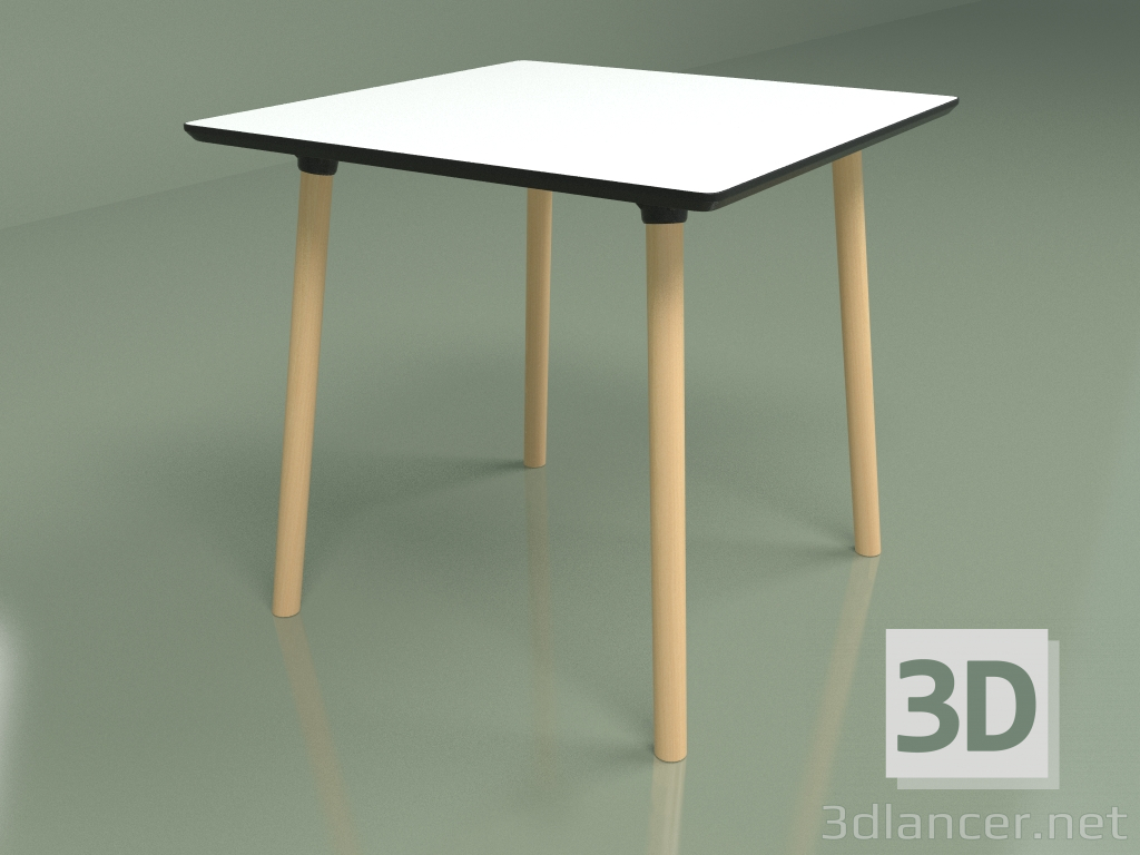 Modelo 3d Mesa de jantar Copine 80x80 - preview