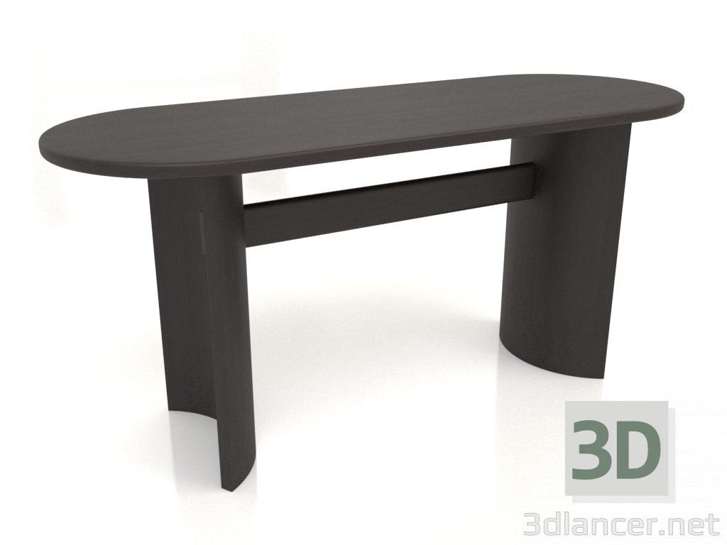 modello 3D Tavolo da pranzo DT 05 (1600x600x750, marrone legno) - anteprima