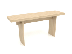 Console table KT 13 (1600x450x750, wood white)