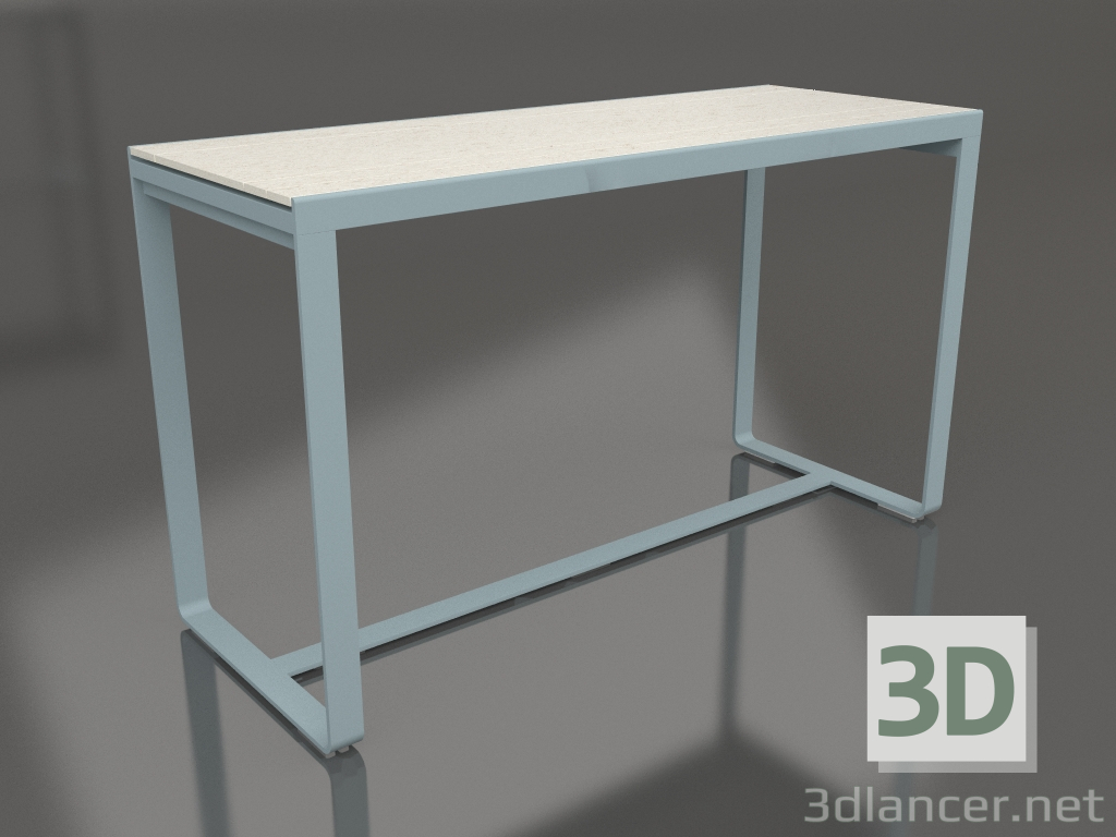 3d модель Барный стол 180 (DEKTON Danae, Blue grey) – превью