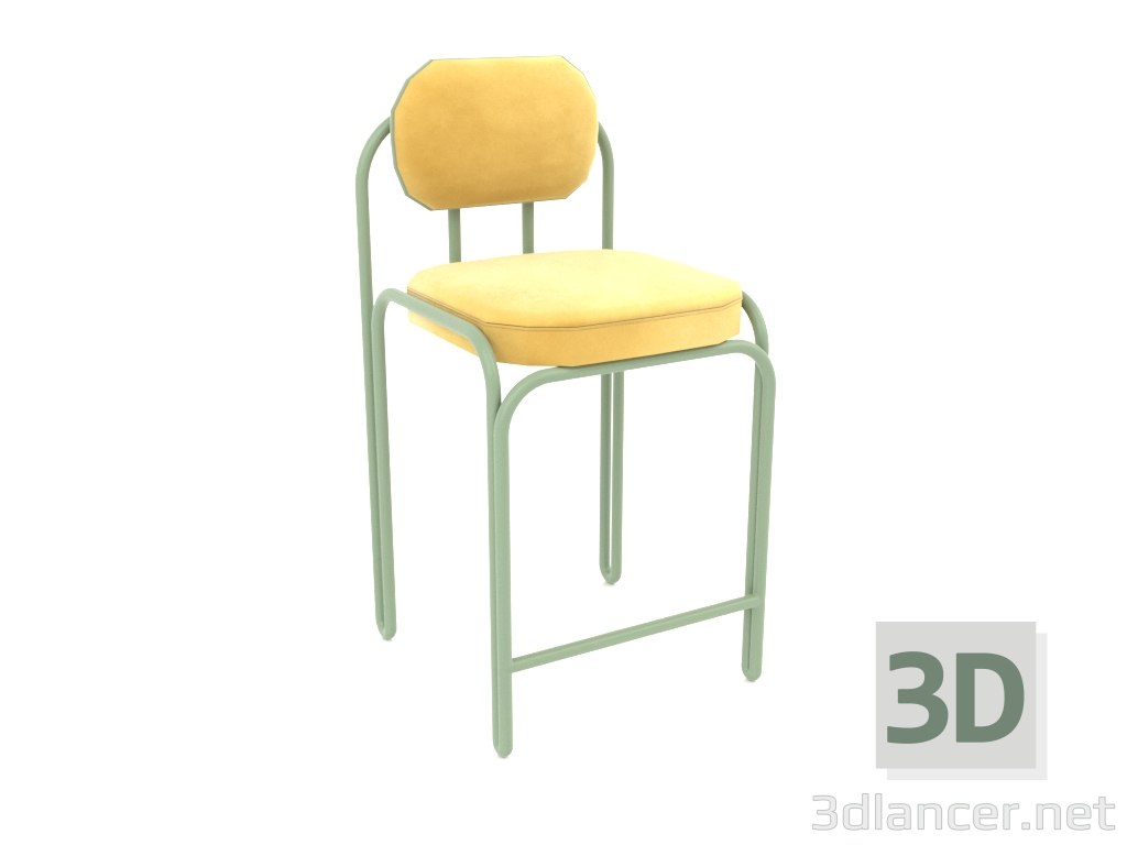 modèle 3D Chaise semi-bar Tyanuchka (Tropicana) - preview