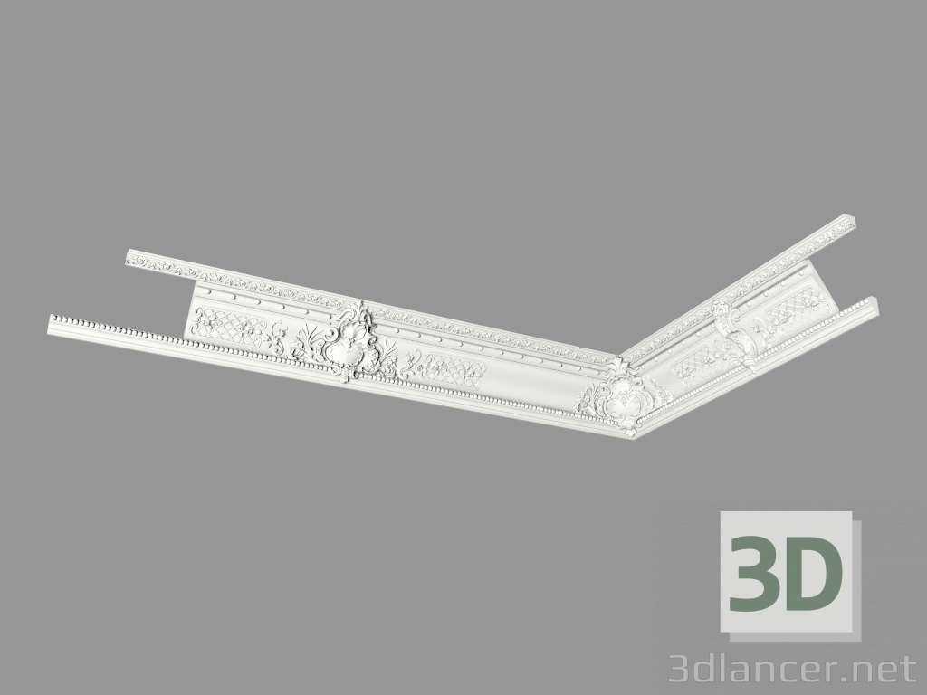 modèle 3D Eaves en forme (KF108ts, KF108a, KF108k, KF108u) - preview
