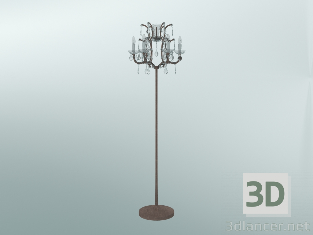 modello 3D Lampada da terra (MSF6009-6L) - anteprima