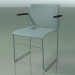 3d model Stackable chair with armrests 6603 (polypropylene Petrol, V57) - preview