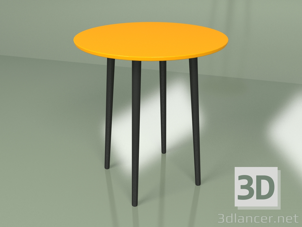 3D Modell Kleiner Esstisch Sputnik 70 cm (orange) - Vorschau