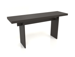 Table console KT 13 (1600x450x750, bois brun foncé)