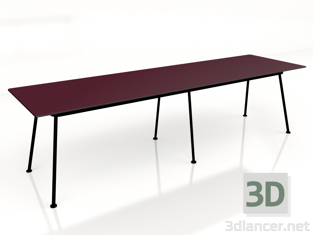 modello 3D Tavolo New School Bench NS828 (2800x800) - anteprima