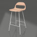 3d model Bar stool Leina (White) - preview