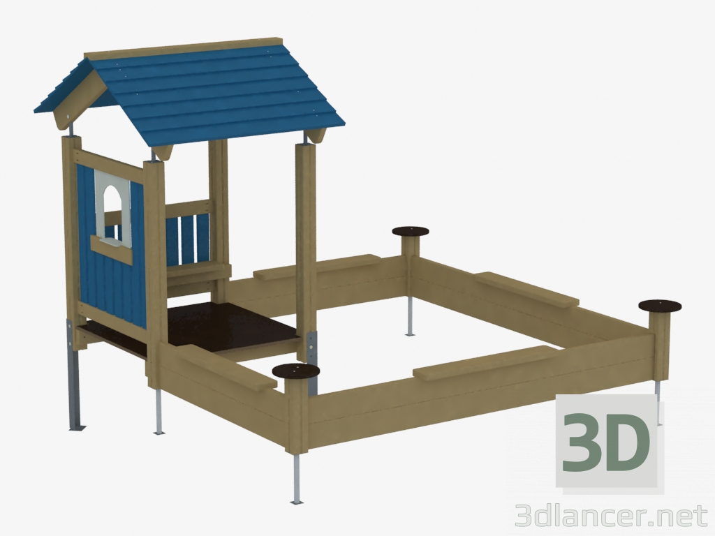 3D Modell Kinderspielanlage (K5321) - Vorschau
