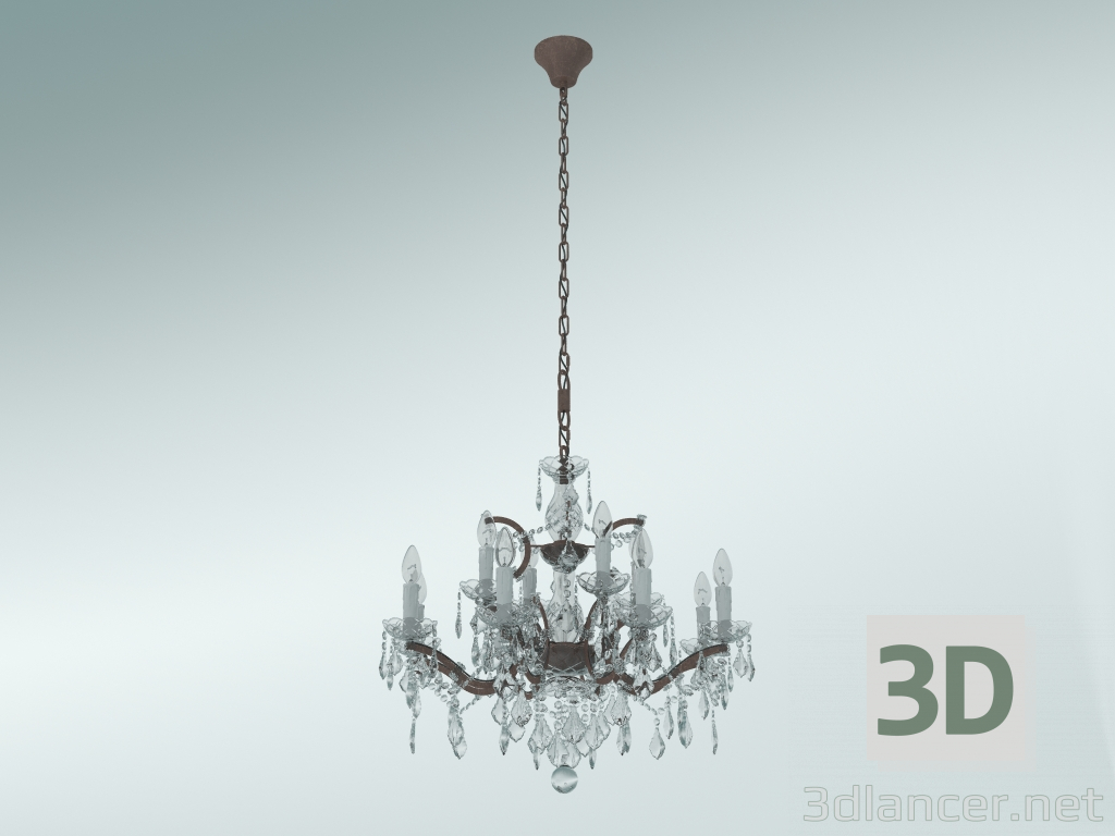 modèle 3D Lustre (MSF6009-8 + 4D) - preview