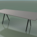 modèle 3D Table trapézoïdale 5412 (H 74 - 120-80x240 cm, stratifié Fenix F04, V44) - preview