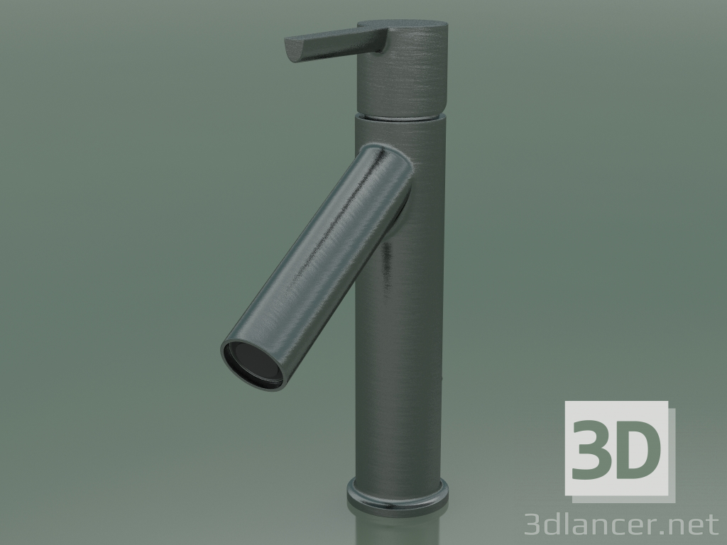 3D modeli Tek kollu lavabo bataryası 100 CoolStart (Fırçalanmış Siyah Krom, 10007340) - önizleme