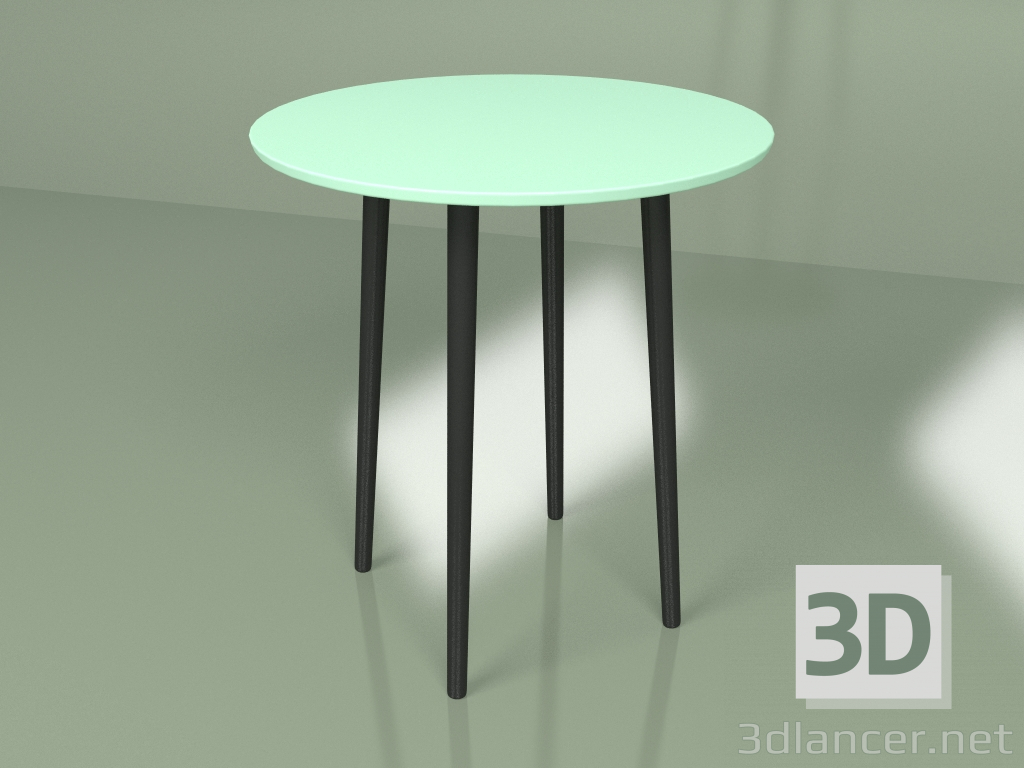 modello 3D Tavolino da pranzo Sputnik 70 cm (onda del mare) - anteprima