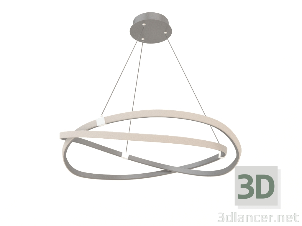 3d model Hanging chandelier (5380) - preview