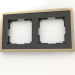 3d model Frame for 2 posts Baguette (black-brass) - preview