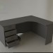 3D Modell Büro Tisch 1600х1300х750 - Vorschau