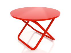 Table basse Ø60 (Rouge)