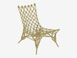 Armchair wicker Knotted