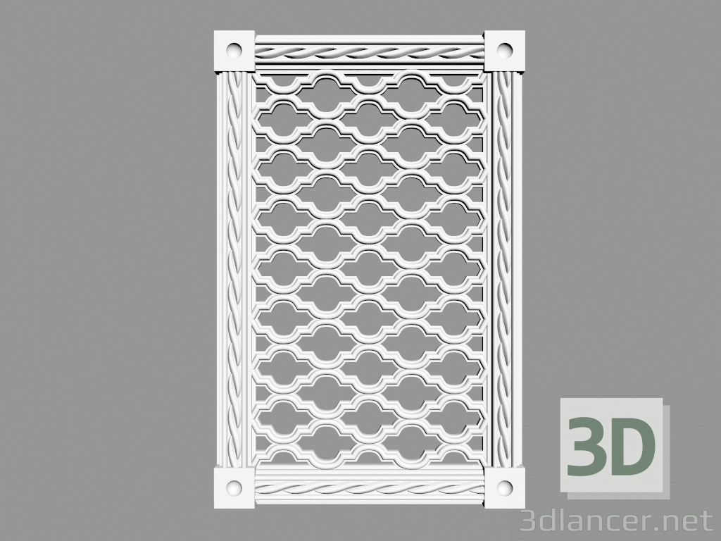 3d model Ventilation lattice (VR6) - preview