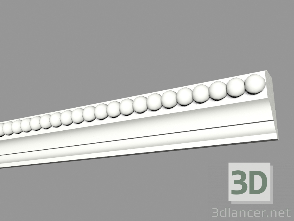 modello 3D Cornicione sagomato (KF110) - anteprima