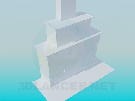 3d model Fireplace - preview 3d model Fireplace - preview