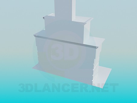 3d model Fireplace - preview 3d model Fireplace - preview